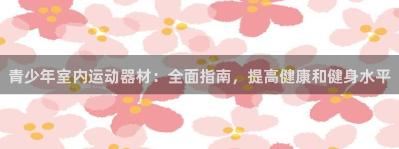 意昂3集團E.ON：青少年室內(nèi)運動器材：全面指南，提